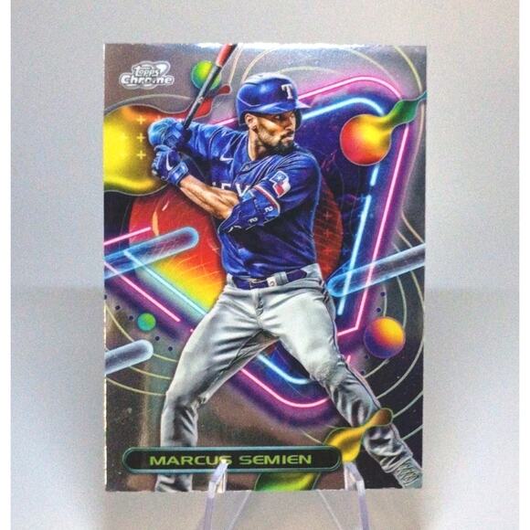 2023 Topps Cosmic Chrome - Marcus Semien #8 - Picture 3 of 5